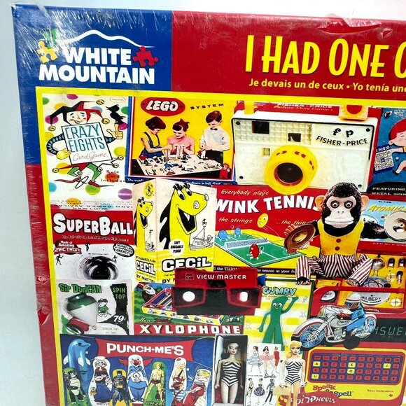 White Mountain I HAD ONE OF THOSE! by Charlie Girald 1000 Large Toy Piece Puzzle - Picture 3 of 16